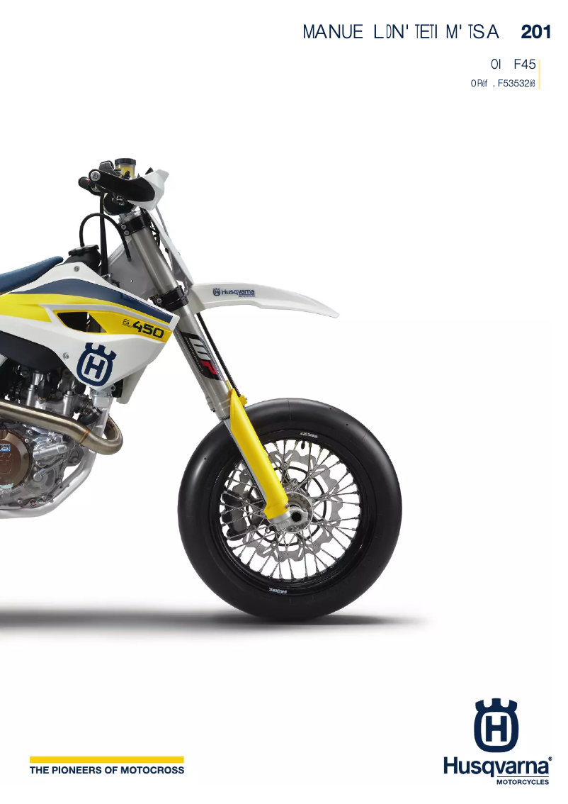 Page 1 de la notice Manuel utilisateur Husqvarna FS 450 (2015)