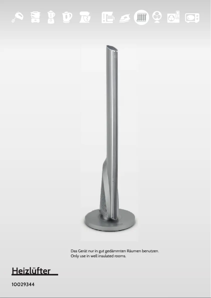 Image de la première page du manuel de l'appareil 10029344