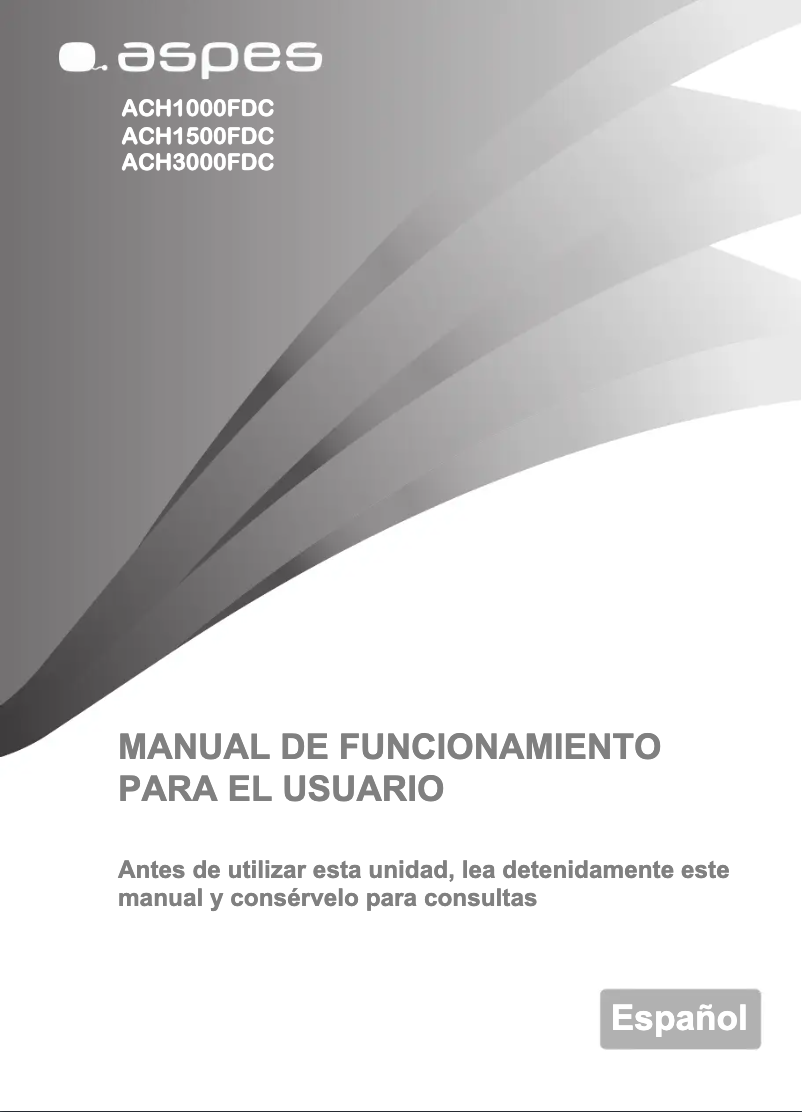 Image de la première page du manuel de l'appareil ACH1500FDC