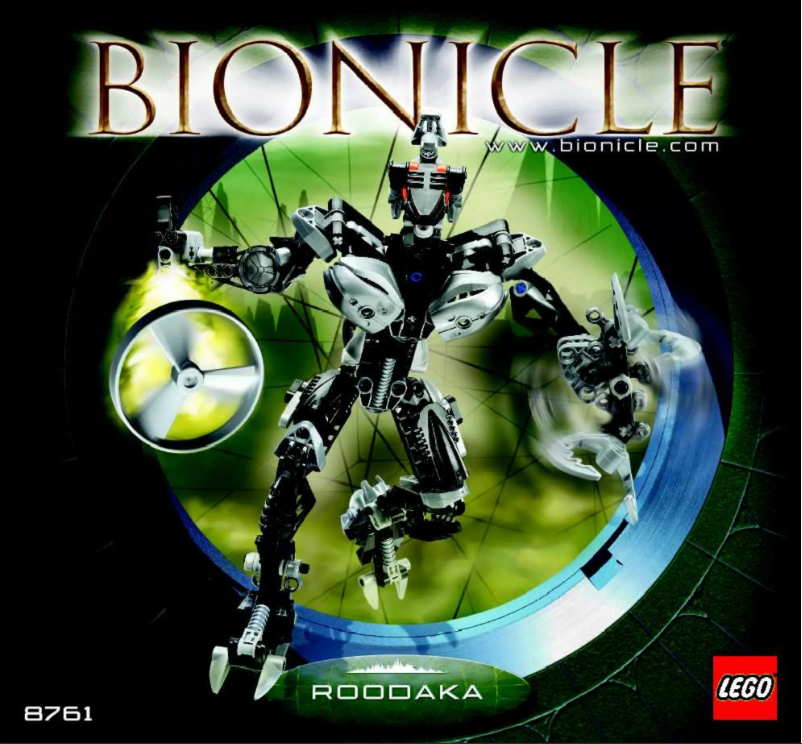 Page 1 de la notice Manuel utilisateur Lego Bionicle 8761