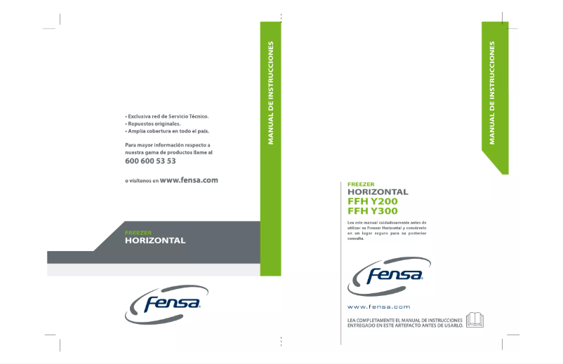 Page n°1 - Manuel utilisateur Fensa FFH Y200
