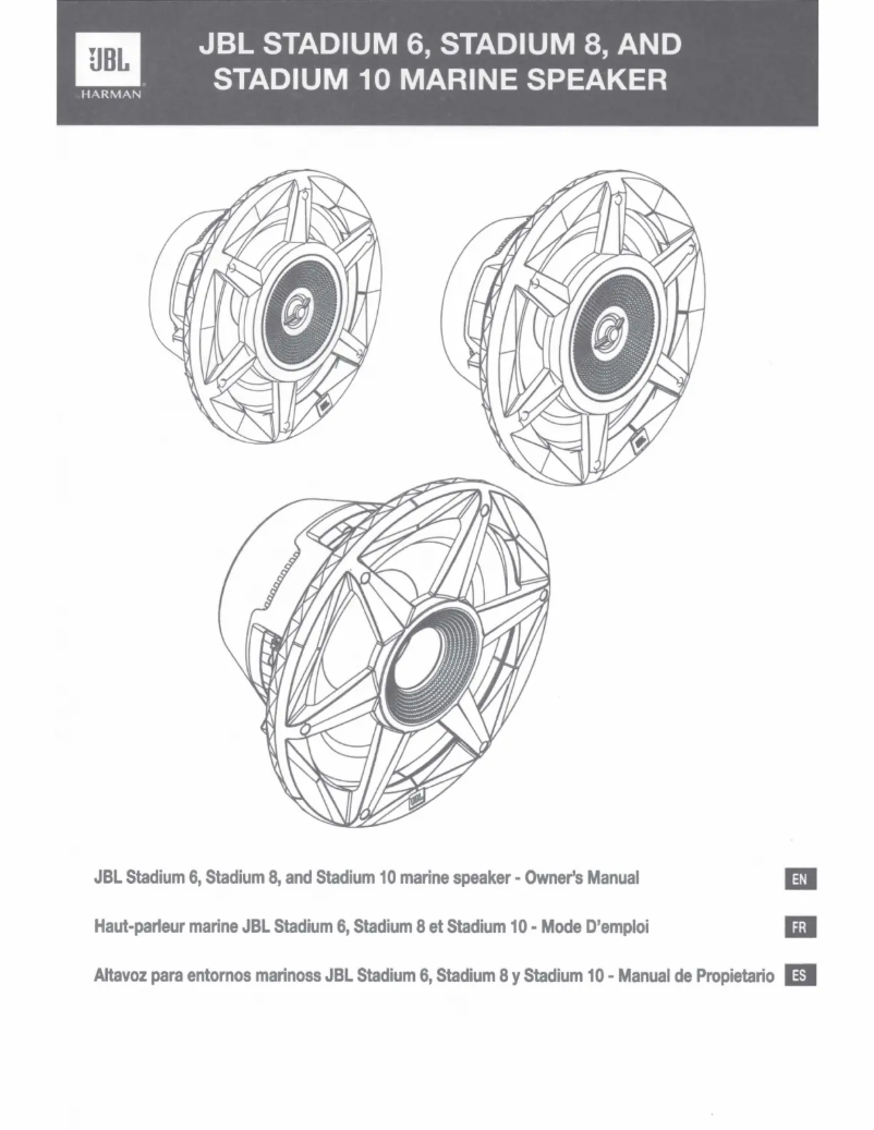 Image de la première page du manuel de l'appareil Stadium MB8030AM