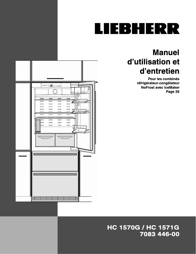 Image de la première page du manuel de l'appareil ECN 7851