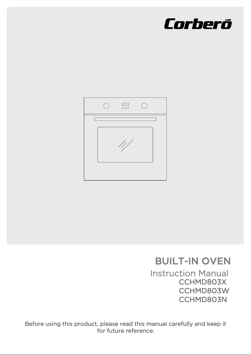 Page n°1 - Manuel utilisateur Corbero CCHMD803N