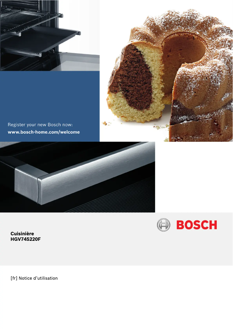 Page 1 of the manual User Manual Bosch HGV745220F