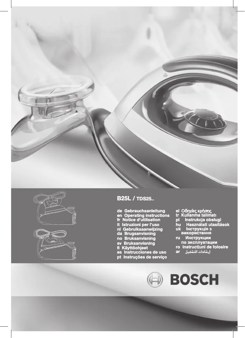 Page n°1 - Manuel utilisateur Bosch TDS2515