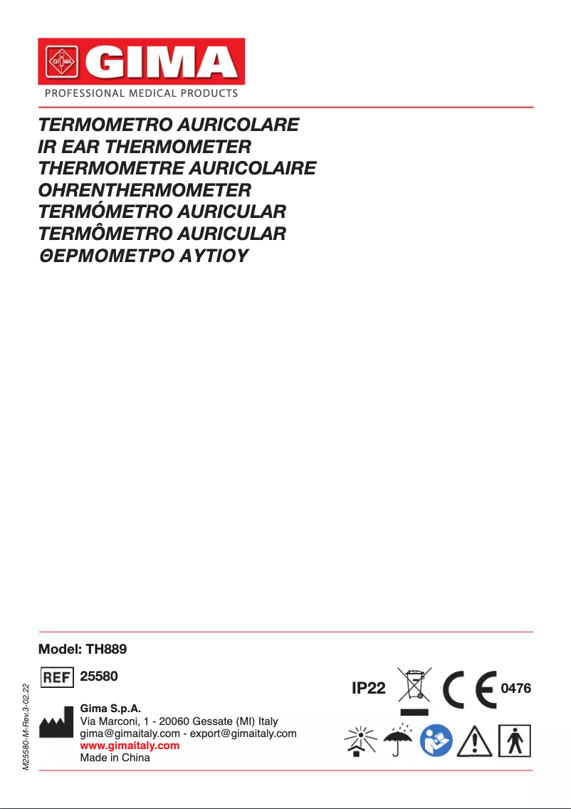 Page 1 de la notice Manuel utilisateur GIMA 25580