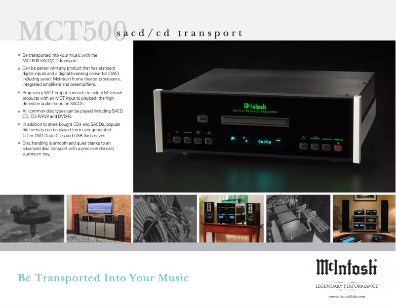 Image de la première page du manuel de l'appareil MCT500