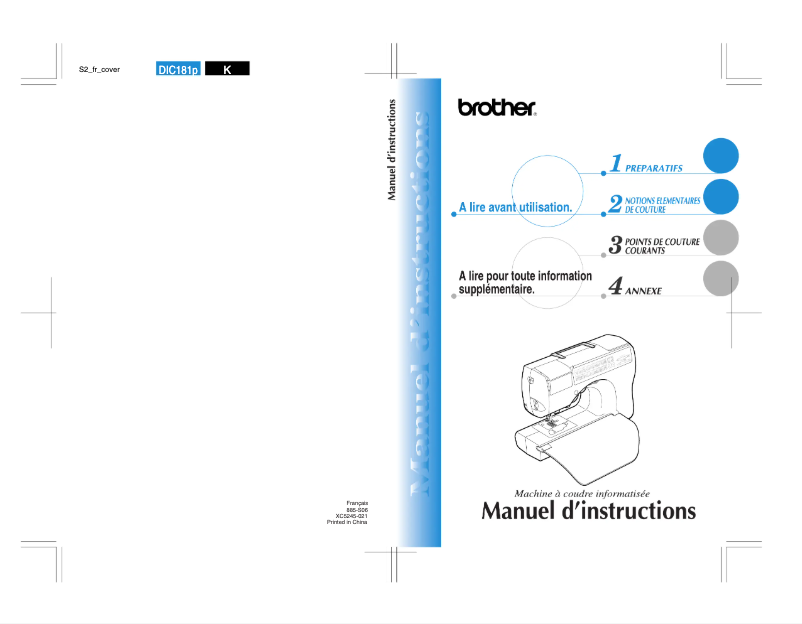 Image de la première page du manuel de l'appareil CS-8070