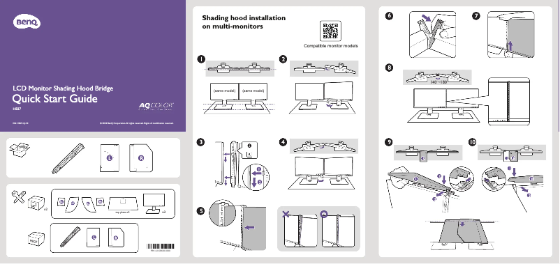 Page 1 de la notice Manuel utilisateur BenQ HB27