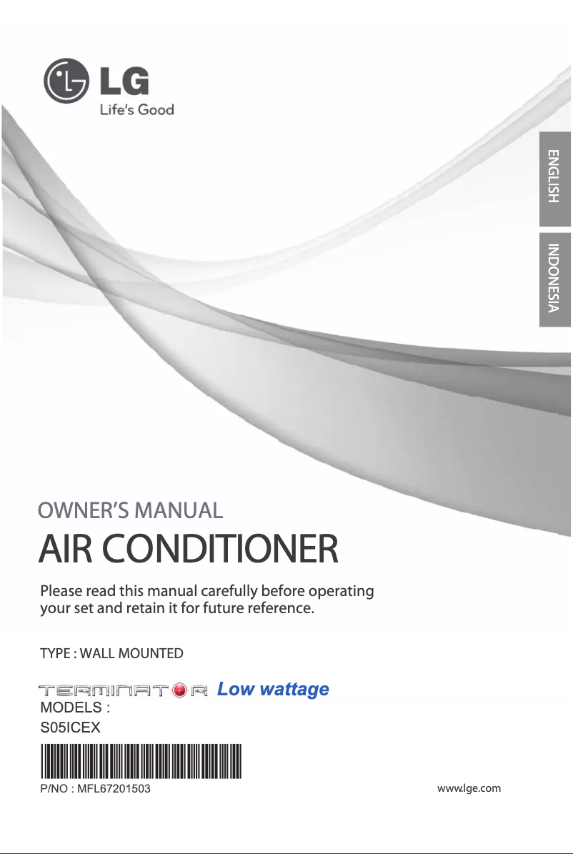 Page 1 de la notice Manuel utilisateur LG HSNC126B4A7