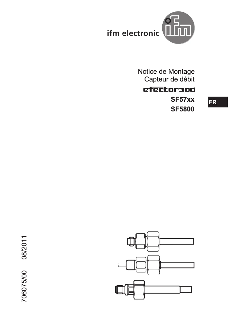 Image de la première page du manuel de l'appareil SF5800