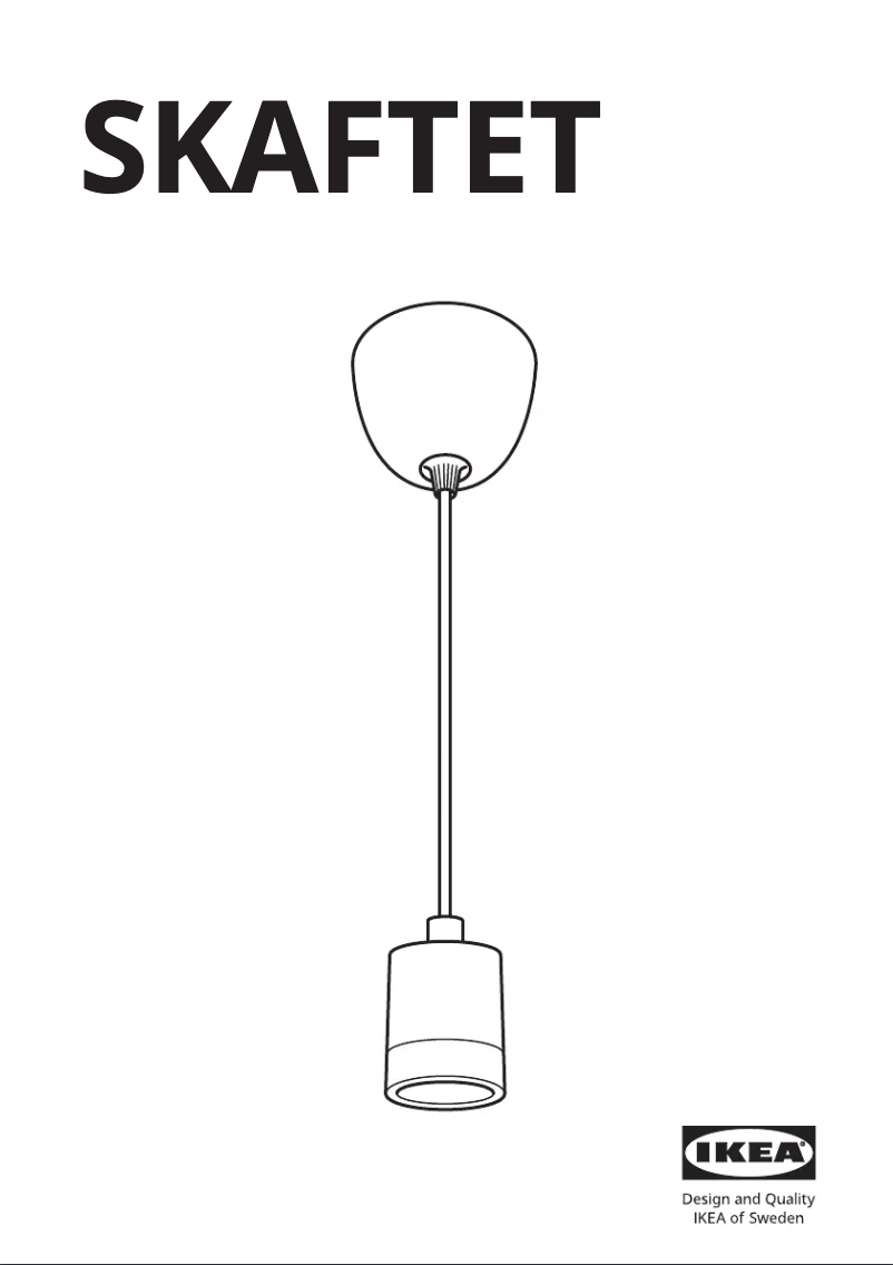 Página 1 del manual Manual de usuario Ikea SKAFTET 104.663.62