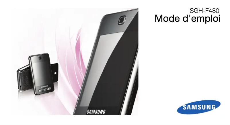 Page 1 de la notice Manuel utilisateur Samsung SGH-F480