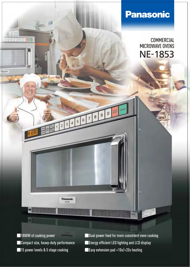 Página 1 del manual Manual de usuario Panasonic NE-1853