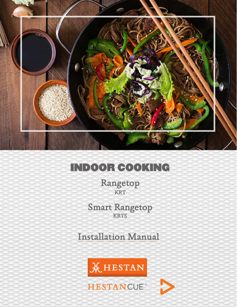 Page n°1 - Guide d'installation Hestan KRT485GD-NG