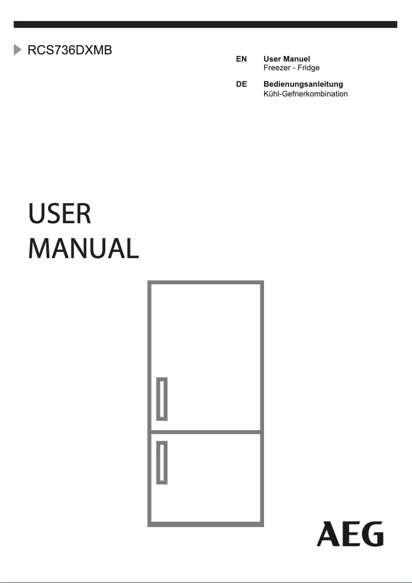 Image de la première page du manuel de l'appareil RCS736DXMB