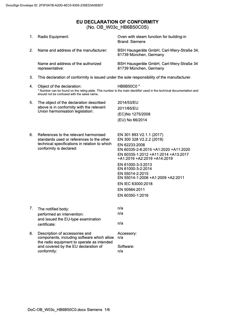 Page n°1 - Manuel utilisateur Siemens CS856GDB7S
