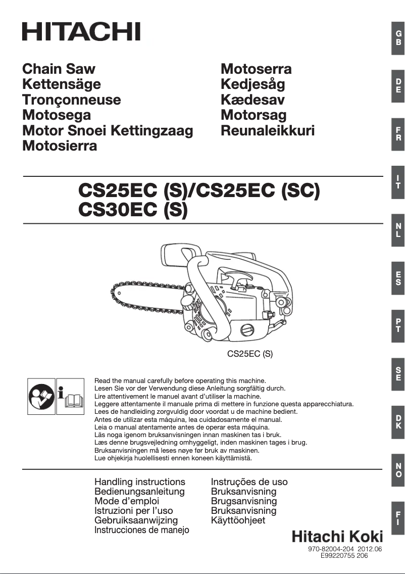 Image de la première page du manuel de l'appareil CS 30EC