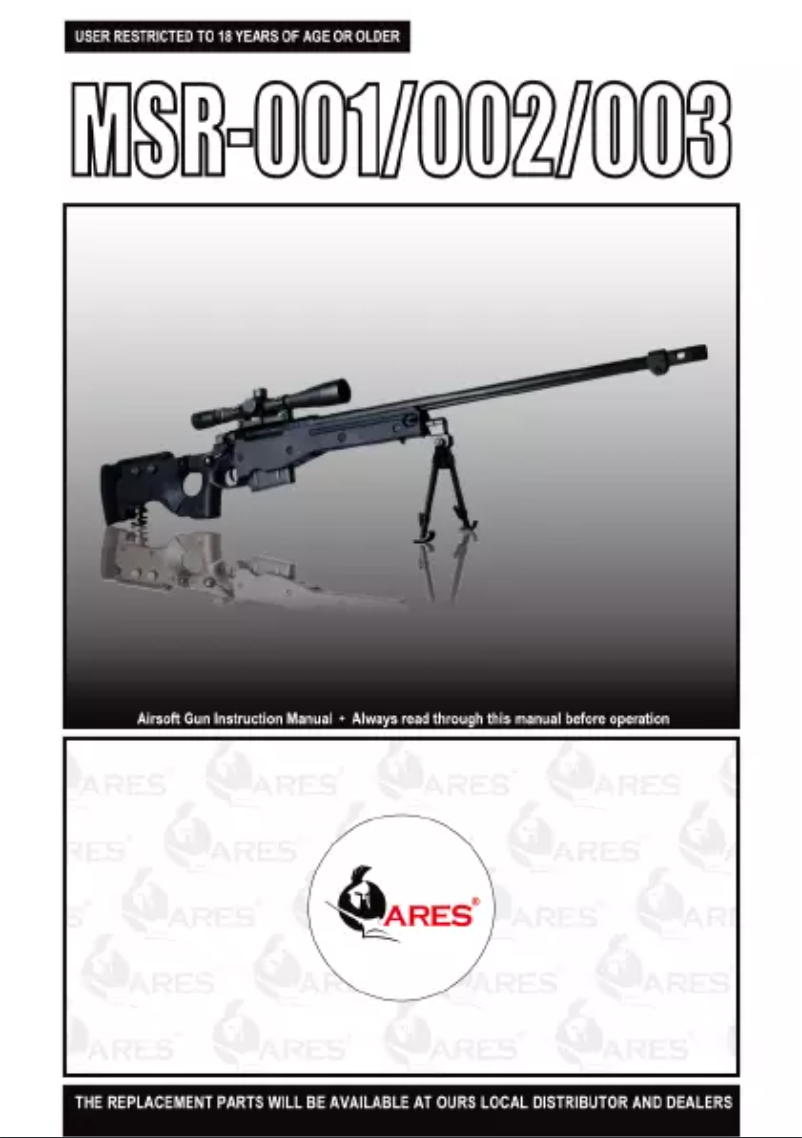 Page n°1 - Manuel utilisateur Ares MSR-001