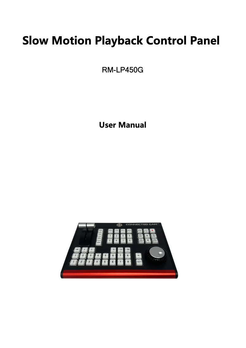 Page 1 de la notice Manuel utilisateur JVC vMix RM-LP450G