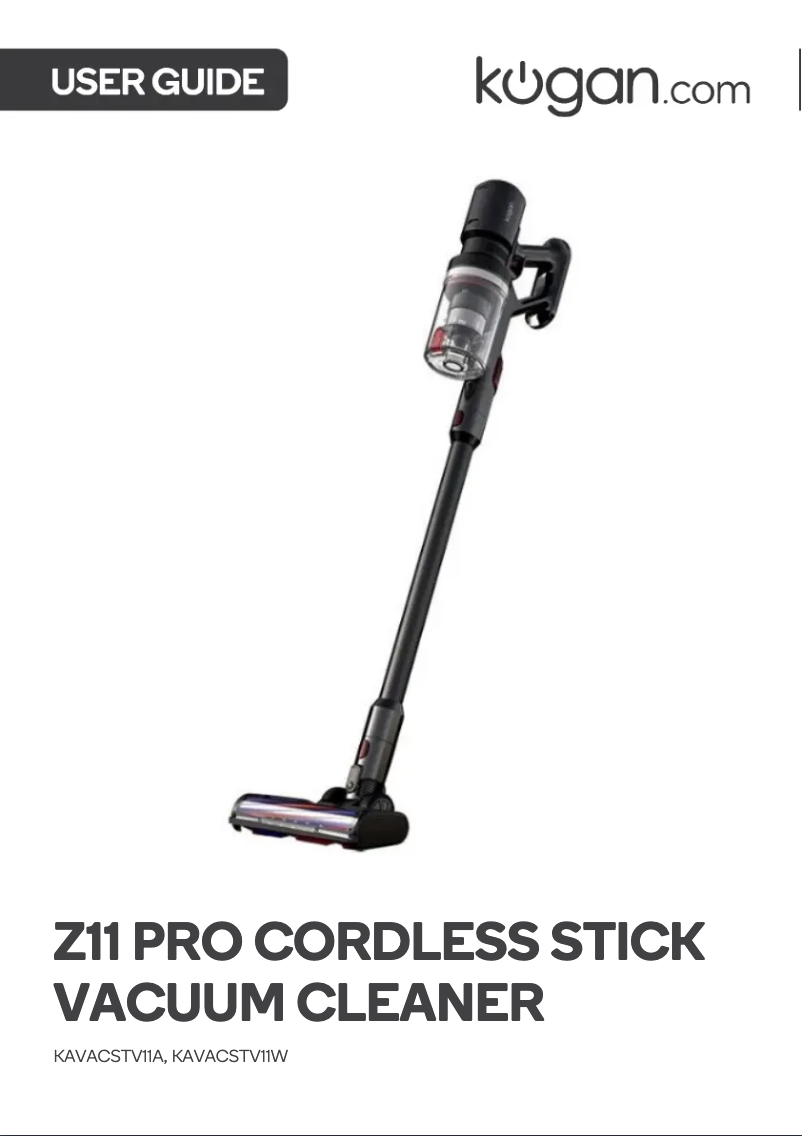 Page 1 de la notice Manuel utilisateur Kogan KAVACSTV11W