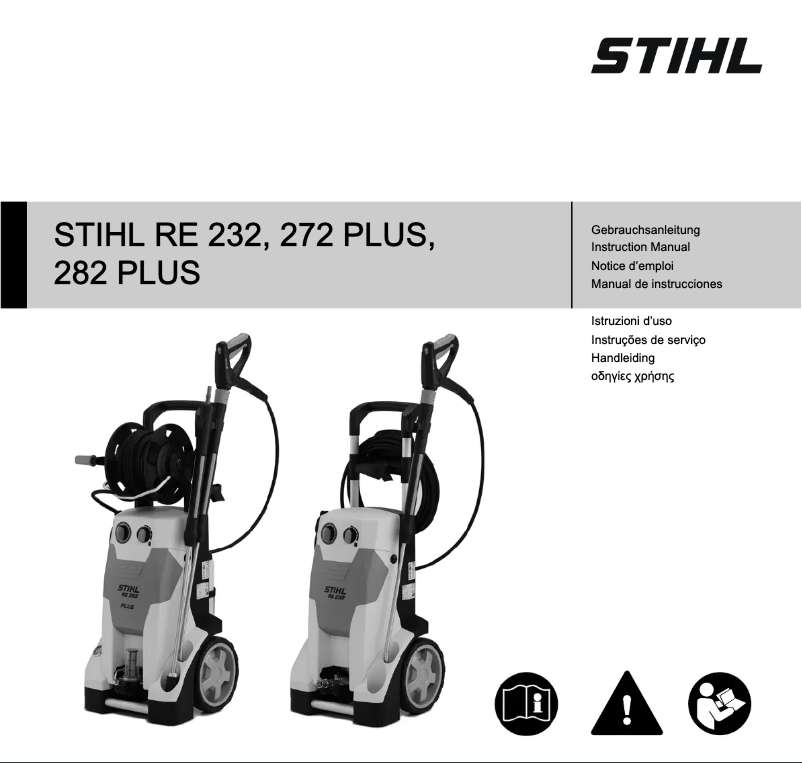 Page 1 de la notice Manuel utilisateur Stihl RE 272 Plus