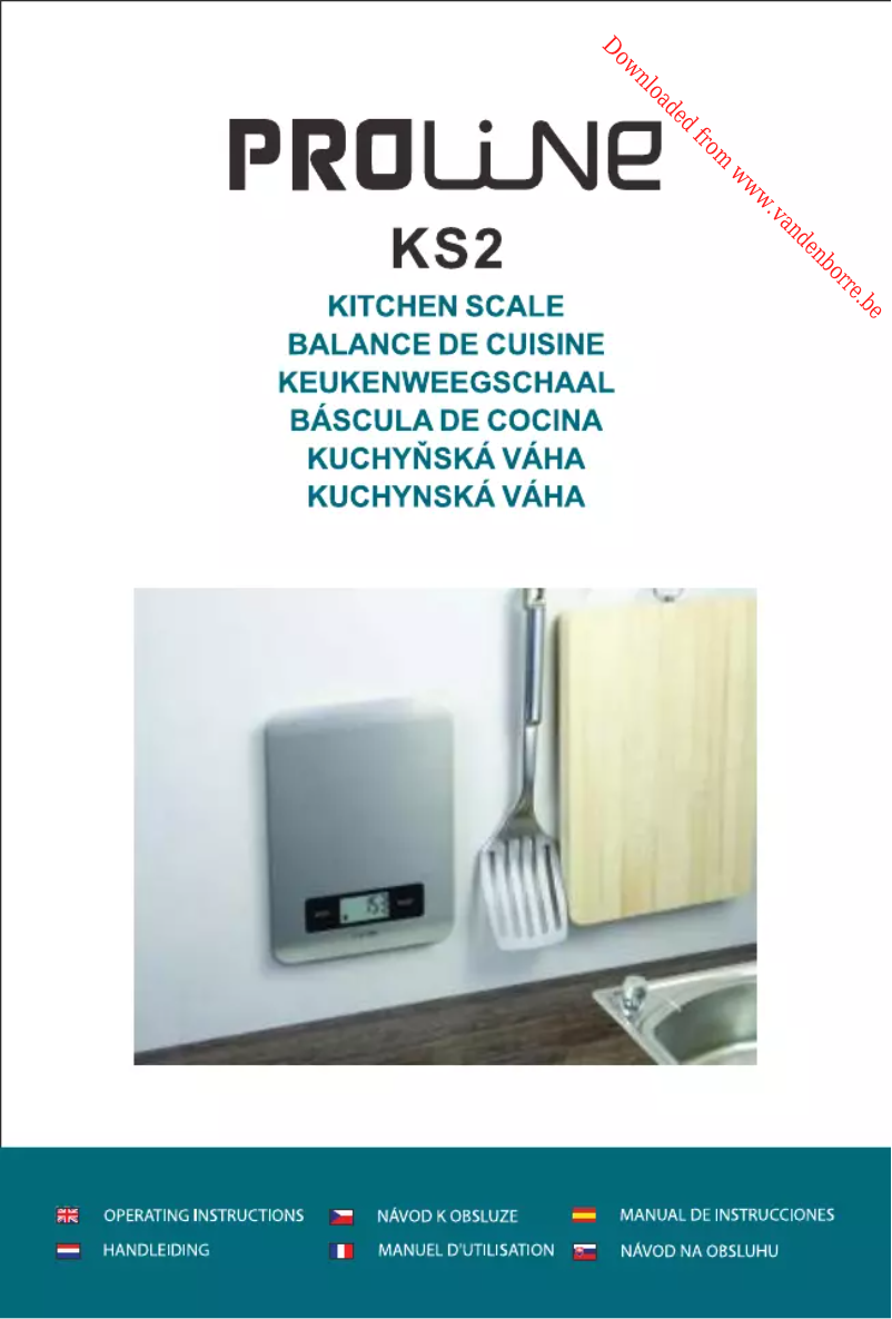 Page 1 de la notice Manuel utilisateur Proline KS2