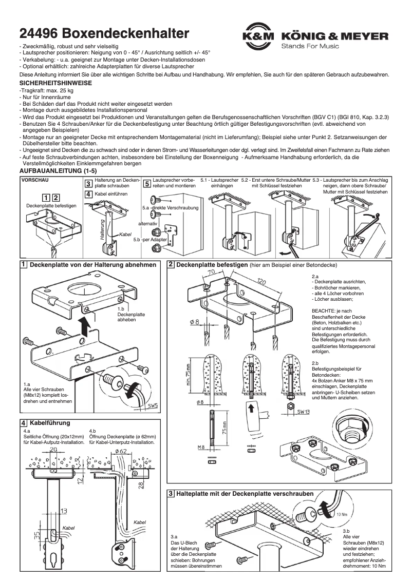 Image de la première page du manuel de l'appareil 24496