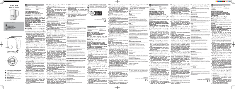 Image de la première page du manuel de l'appareil MS-030 W