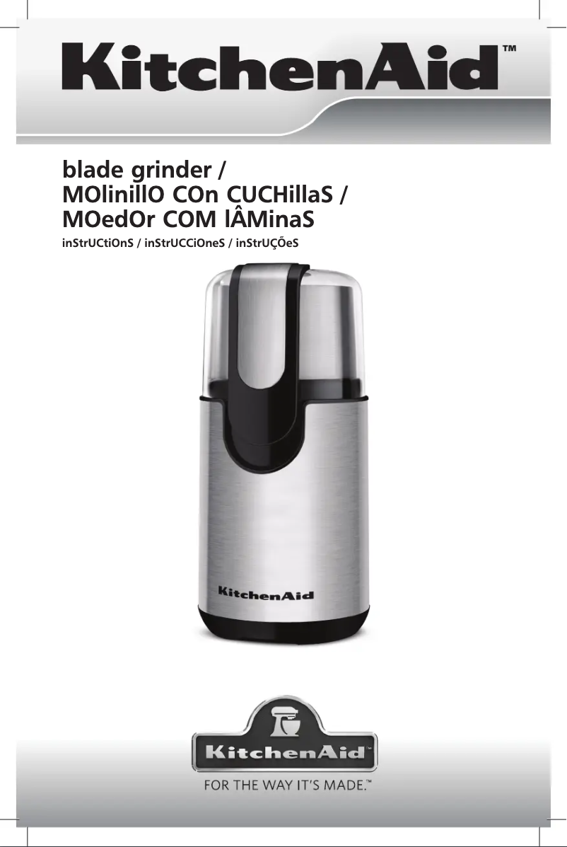 Image de la première page du manuel de l'appareil KCG111