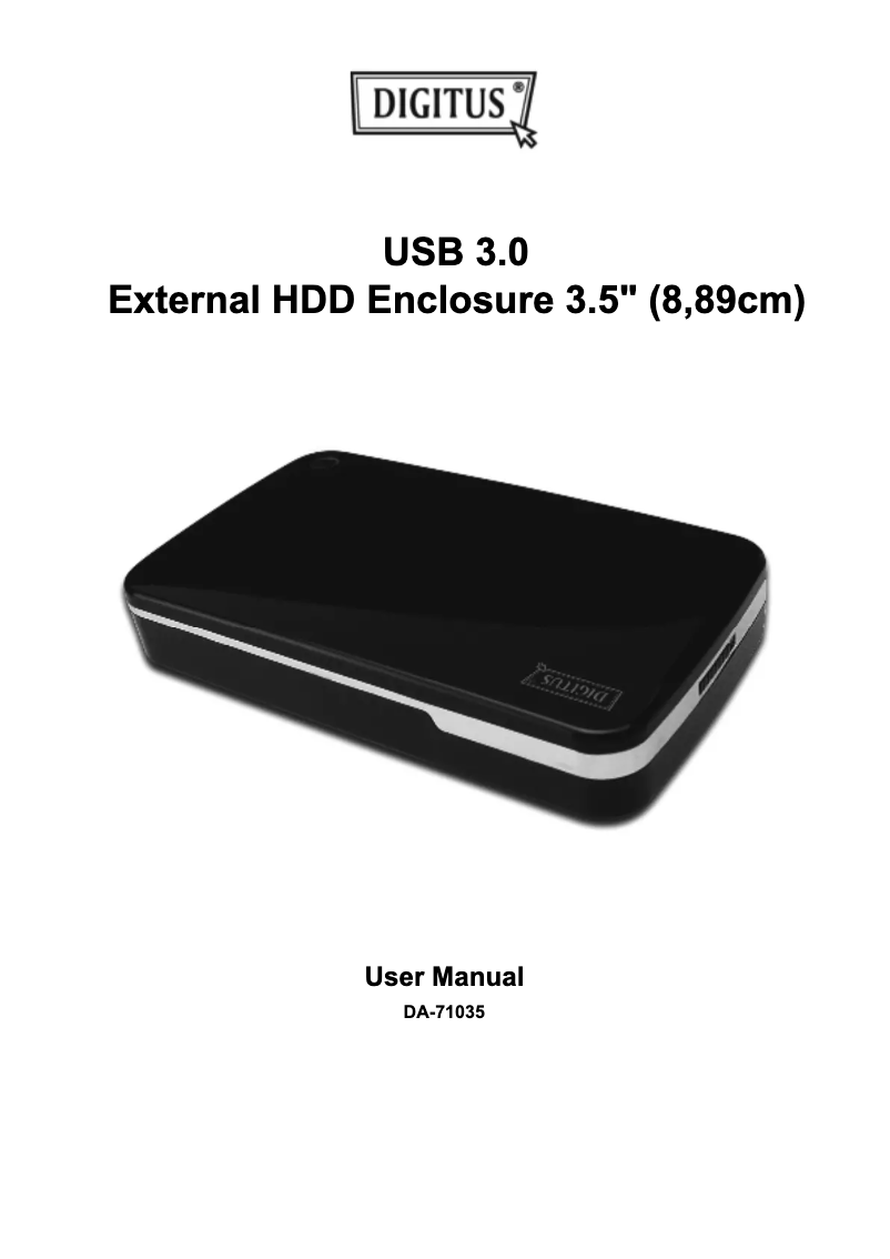 Page n°1 - Manuel utilisateur Digitus DA-71035