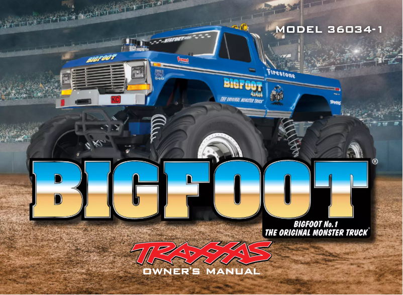 Page 1 de la notice Manuel utilisateur Traxxas BIGFOOT No. 1