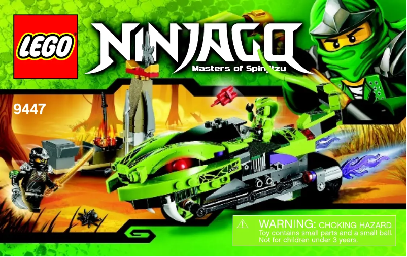 Page n°1 - Manuel utilisateur Lego Ninjago 9447