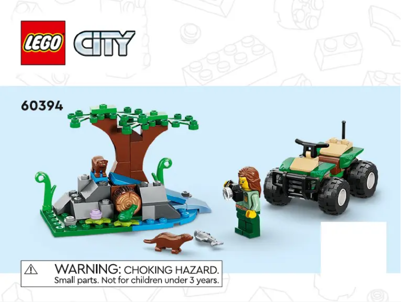 Page n°1 - Manuel utilisateur Lego City 60394