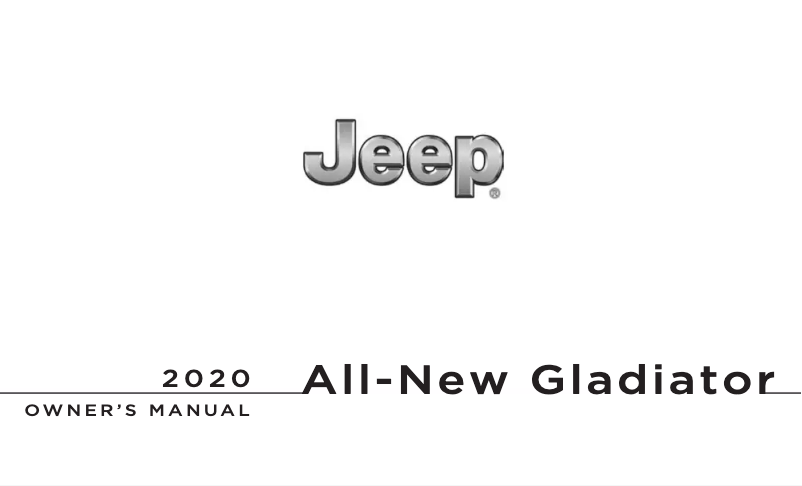 Image de la première page du manuel de l'appareil Gladiator (2020)