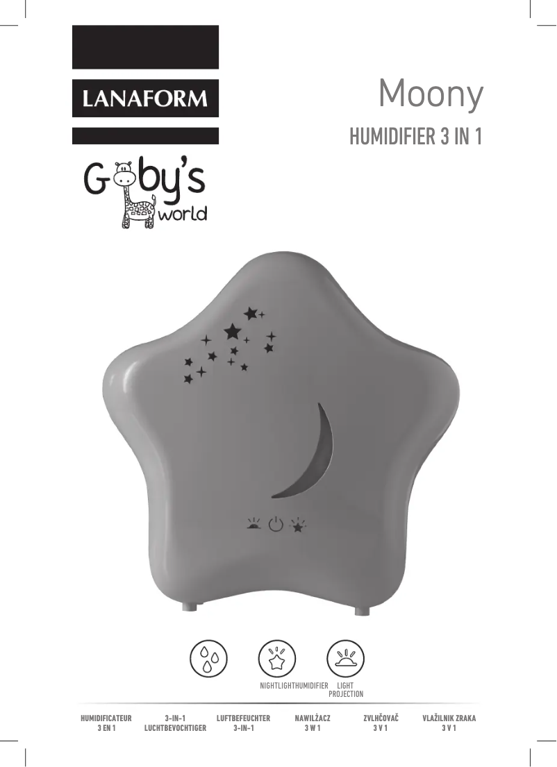 Page n°1 - Manuel utilisateur Lanaform Moony