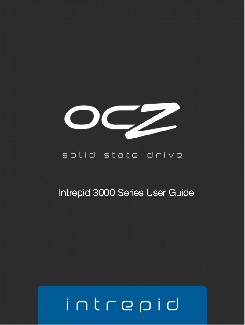 Page 1 de la notice Manuel utilisateur OCZ Intrepid 3800