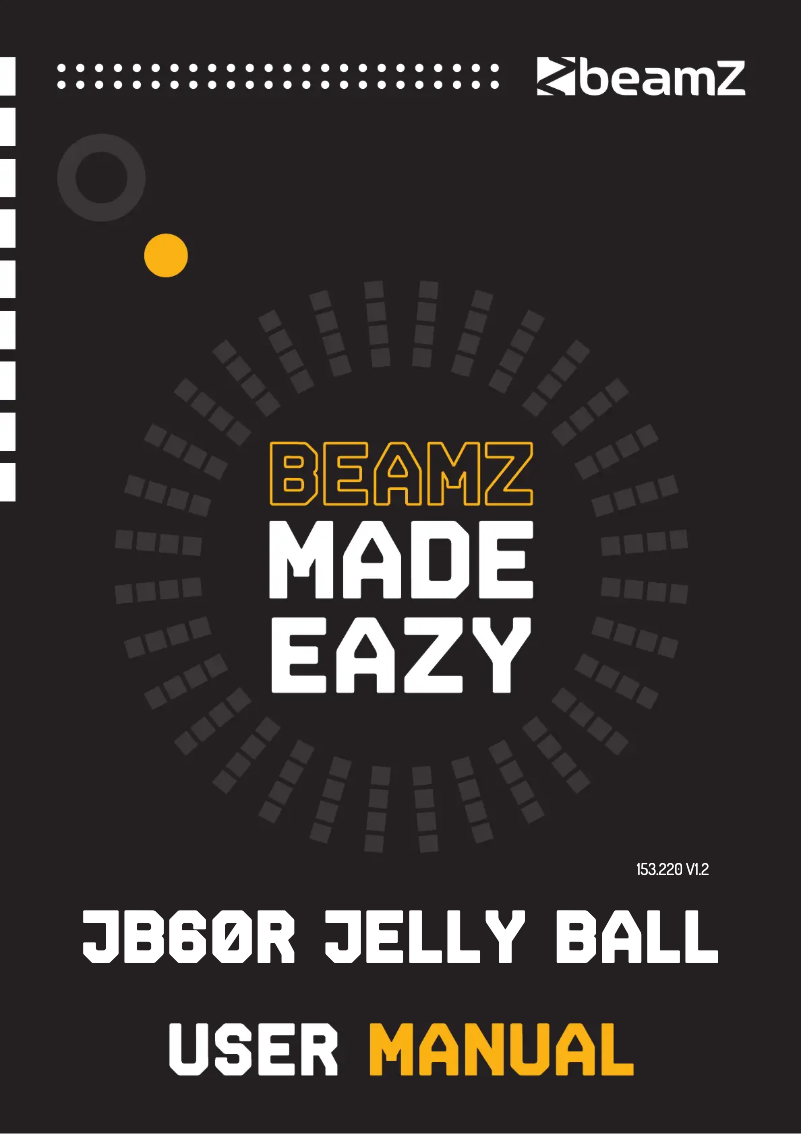 Image de la première page du manuel de l'appareil JB60R Jelly Ball