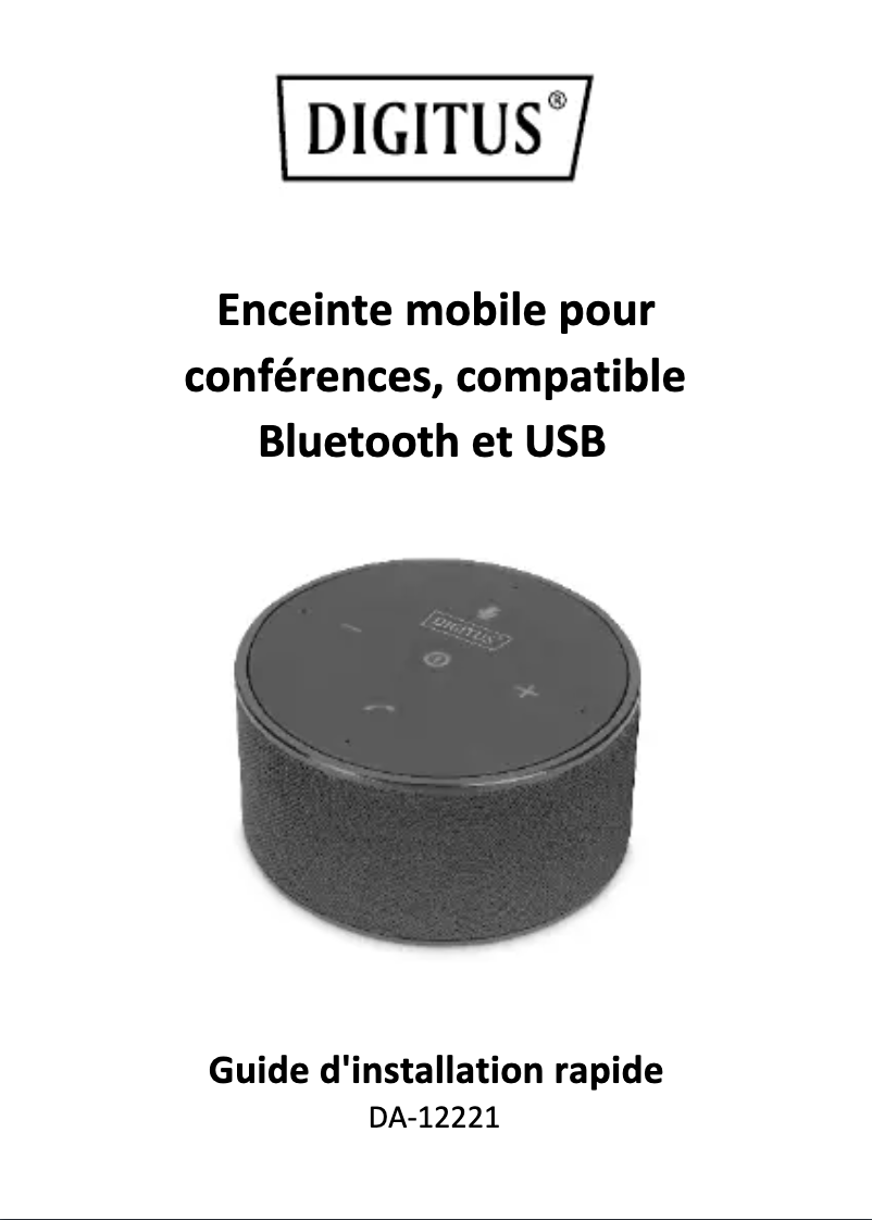 Imagen de la primera página del manual del dispositivo DA-12221