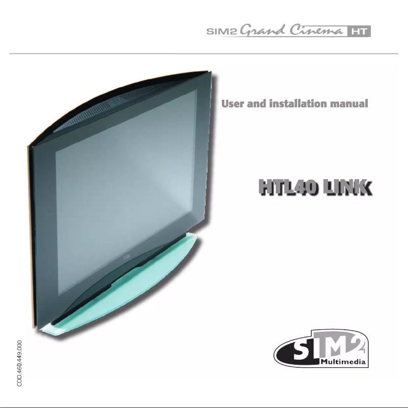 Image de la première page du manuel de l'appareil HTL40 LINK