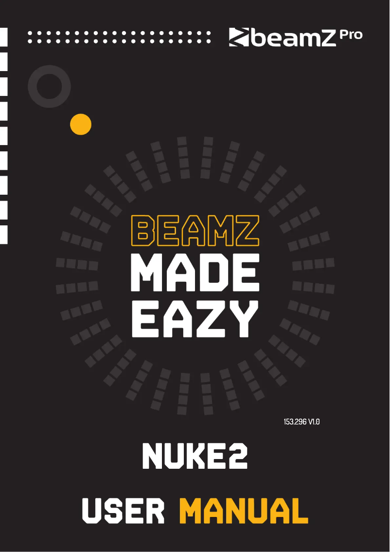 Page 1 of the manual User Manual BeamZ NUKE2