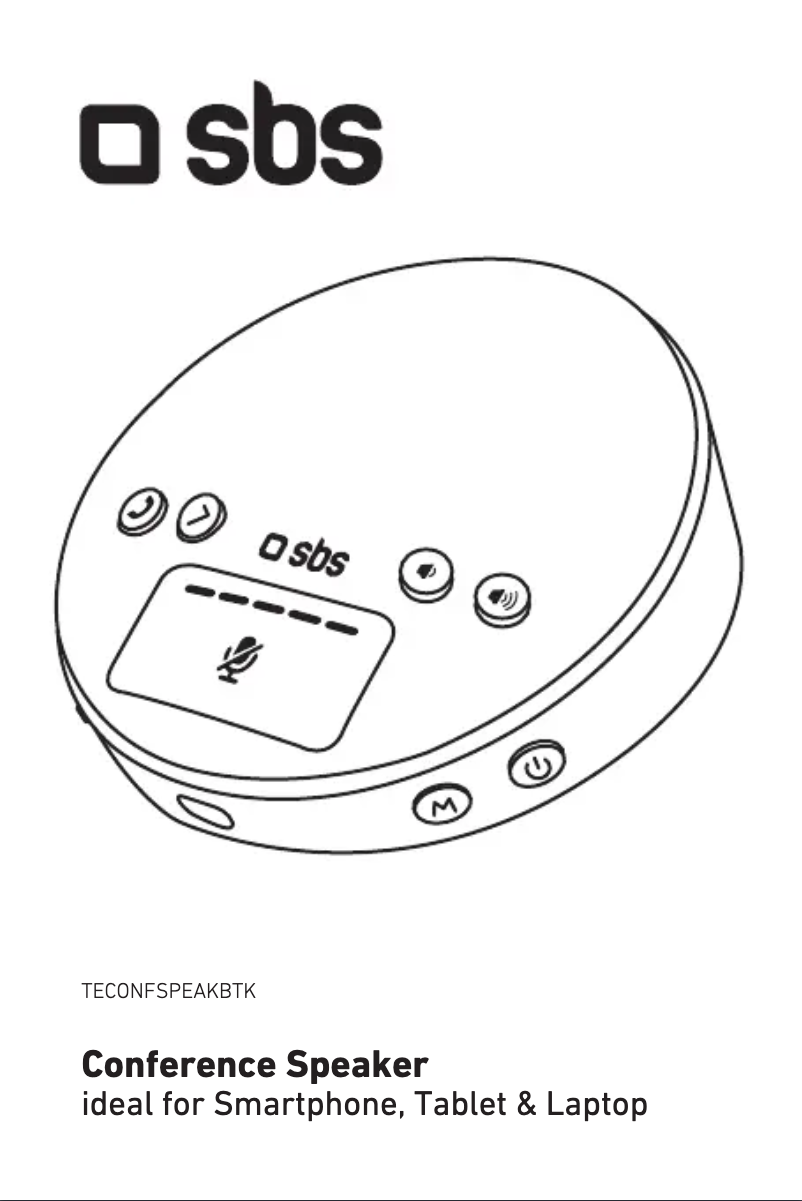 Page 1 de la notice Manuel utilisateur SBS Conference Speaker