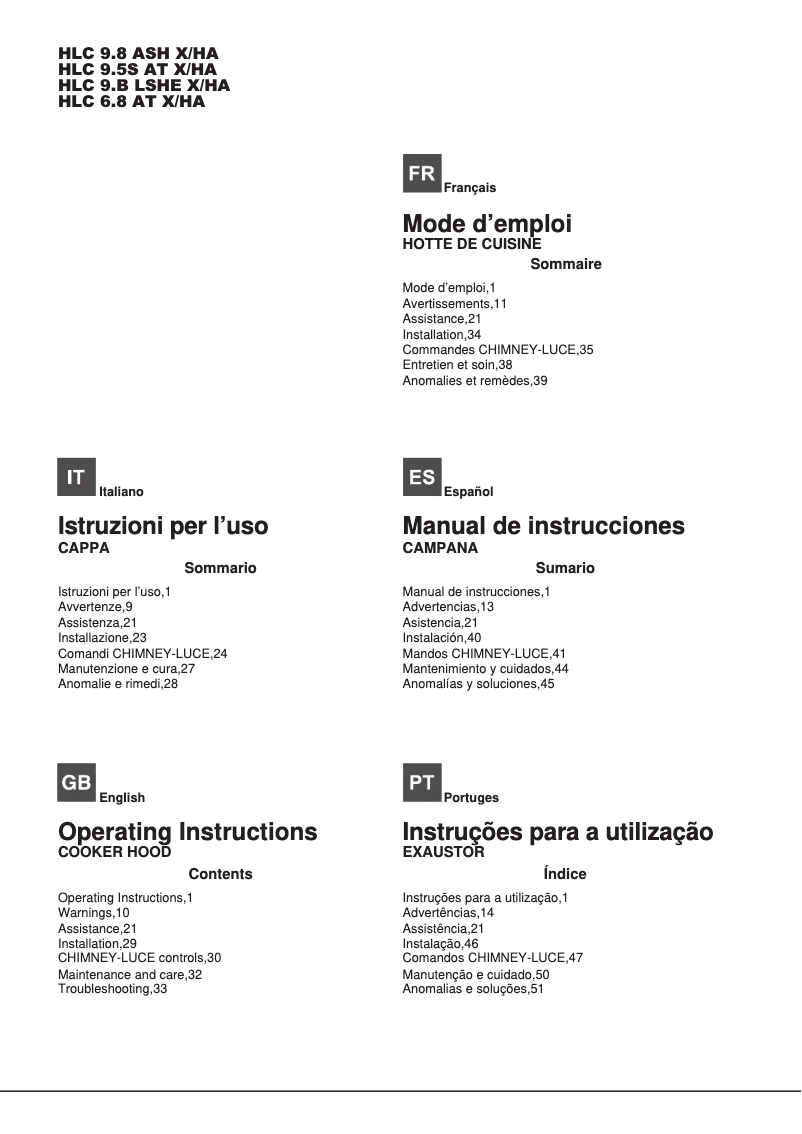Page 1 de la notice Manuel utilisateur Hotpoint Ariston HLC 6.8 AT X/HA