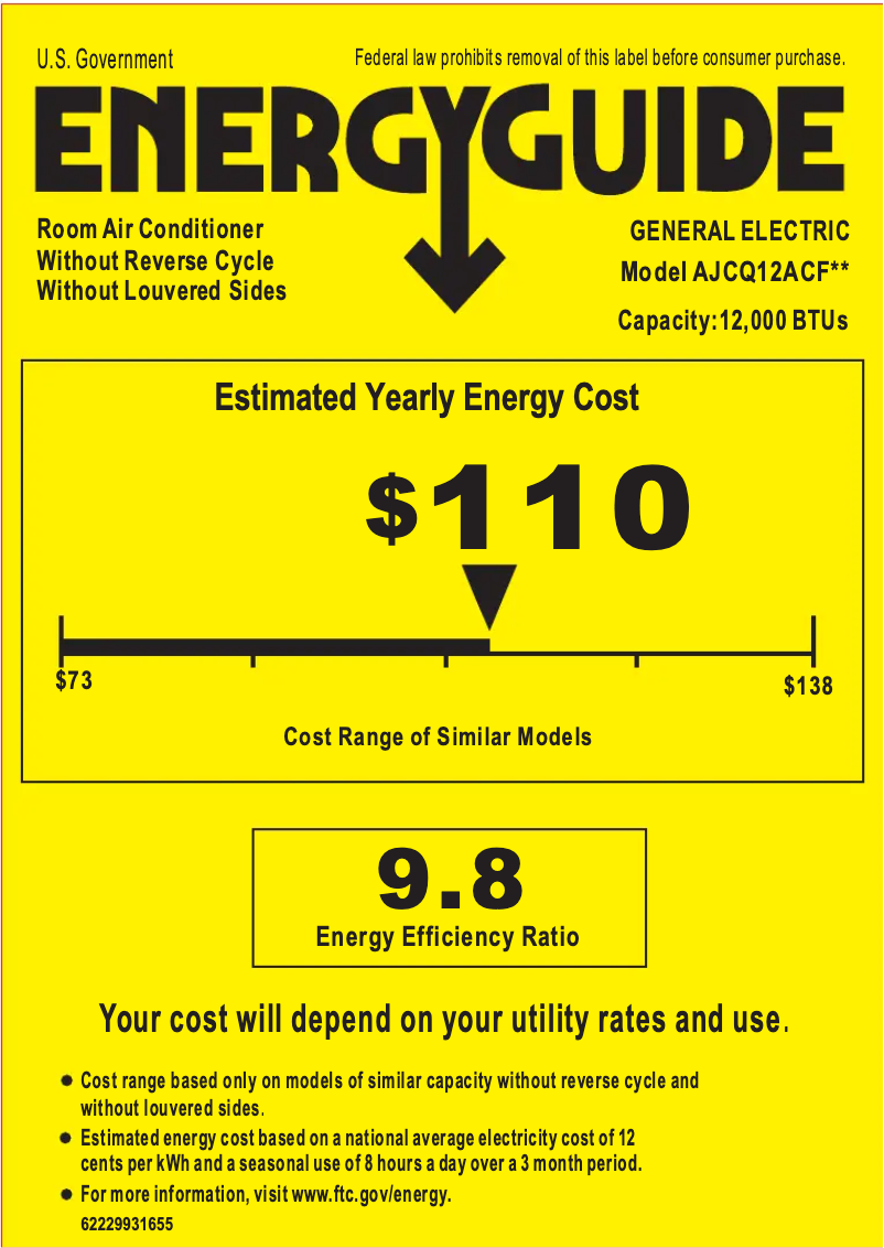 Image de la première page du manuel de l'appareil AJCQ12ACF