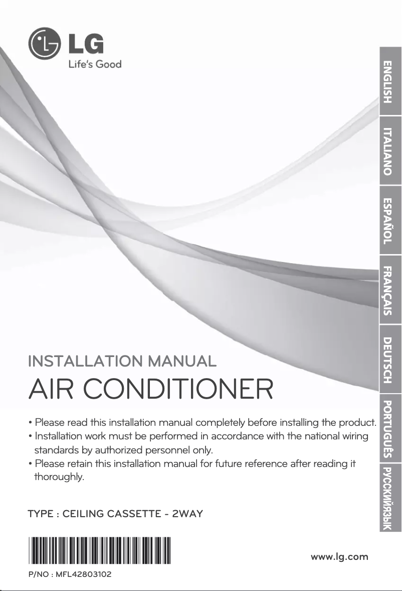 Page n°1 - Manuel utilisateur LG ARNU24GTLA2