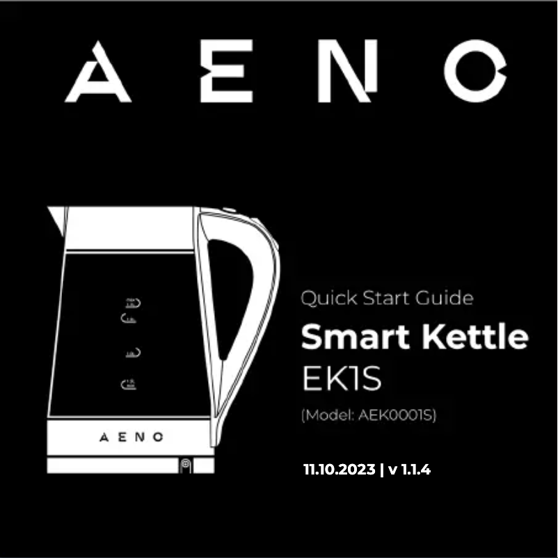 Page n°1 - Guide de démarrage rapide AENO EK1S
