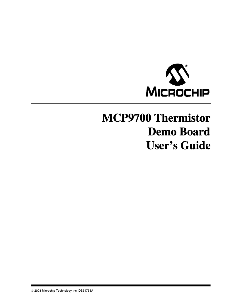 Página 1 del manual Manual de usuario Microchip MCP9700A