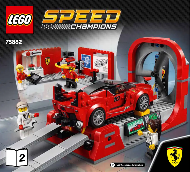 Page 1 de la notice Manuel utilisateur Lego Speed Champions 75882