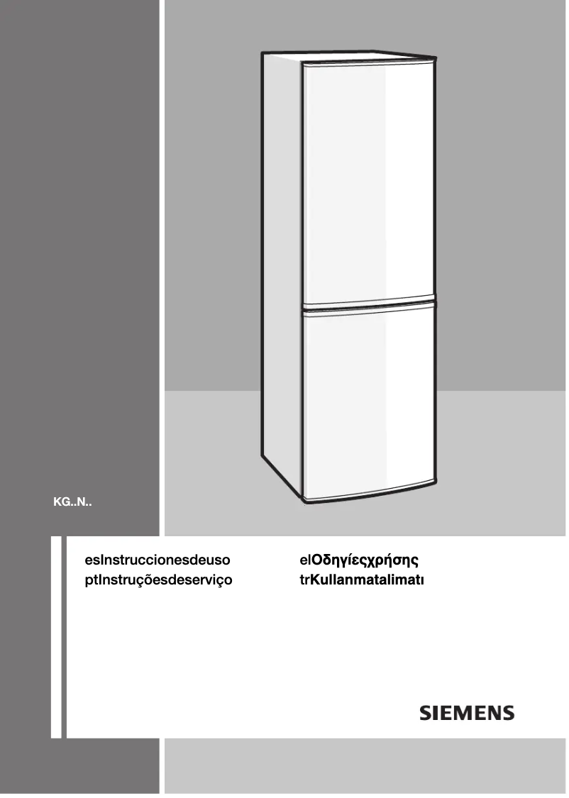 Page n°1 - Manuel utilisateur Siemens KG49NA10